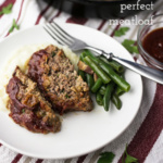 Everyone has their own idea of what perfect meatloaf is, but this meatloaf, with Parmesan, parsley, and plenty of sweet ketchup-based sauce, might make your list! | recipe from Chattavore.com