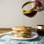 These whole wheat pancakes are easy and every bit as delicious as pancakes made with white flour. They're a perfect weekend breakfast! | Recipe from Chattavore.com