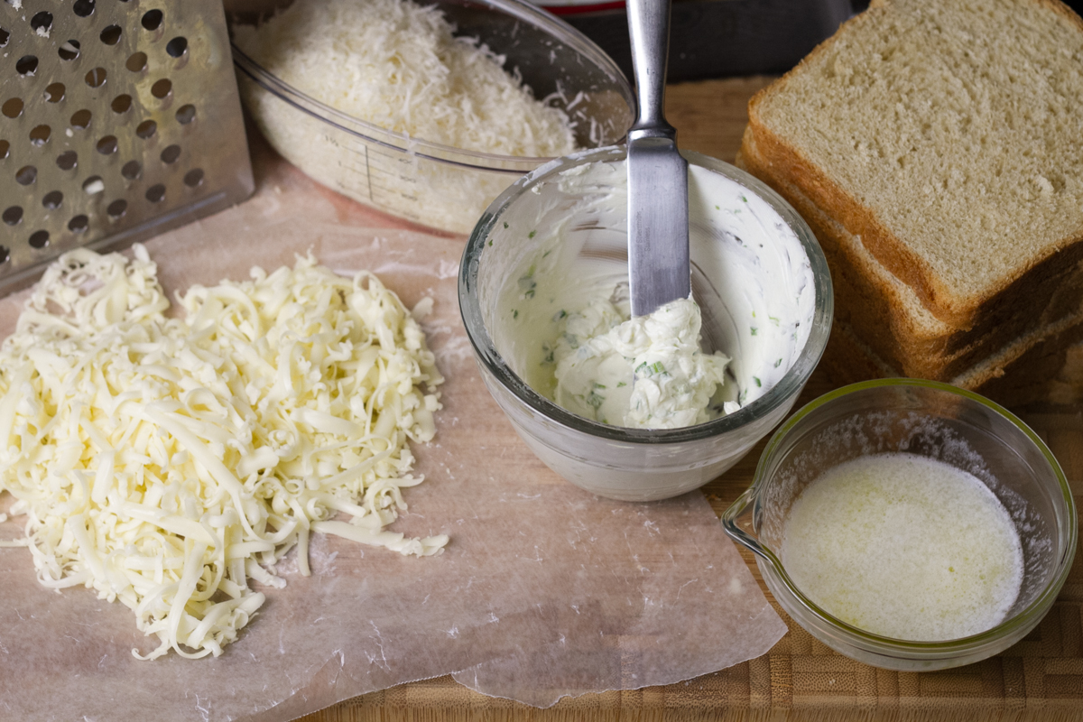 Four Cheese Grilled Cheese With Green Onions Chattavore