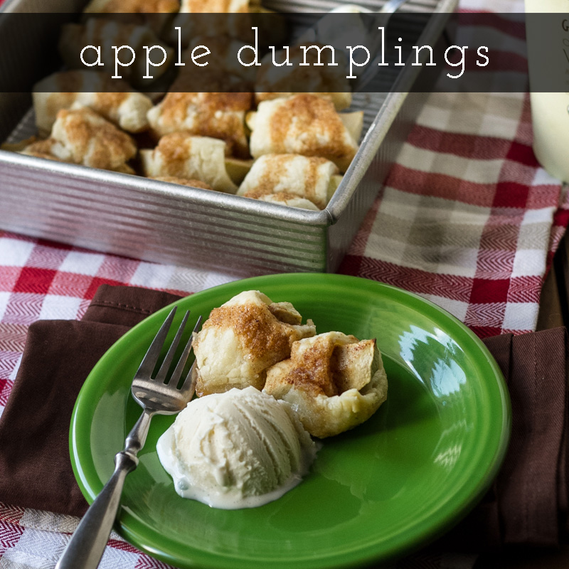 apple dumplings | chattavore