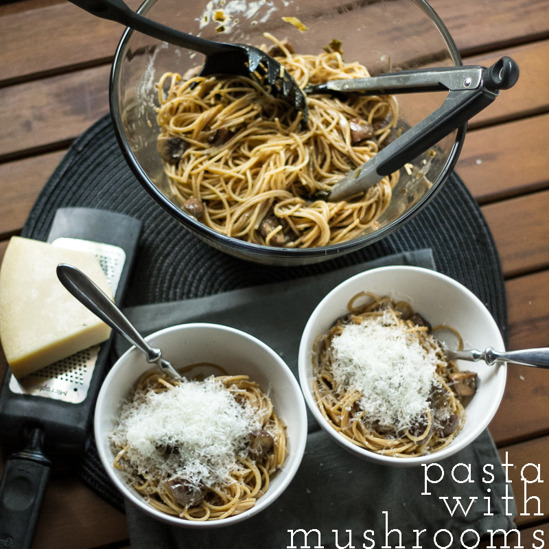 pasta with mushrooms | chattavore
