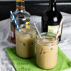 In the summertime, drinking coffee during the daytime can be a bit problematic, but that problem is easily solved with this amaretto & irish creme #IcedCoffee | chattavore.com