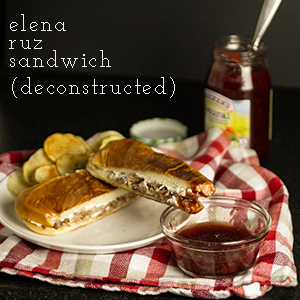 With turkey, cream cheese, and strawberry jam, the Elena Ruz sandwich is sweet and savory heaven on a bun. It's a perfect way to use Thanksgiving leftovers, but it's also perfect for, you know, Tuesday.