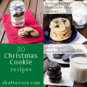 If you're looking for some amazing cookies to make this Christmas, here are 20 Christmas cookie recipes you can make! | Chattavore.com
