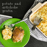 This potato and artichoke gratin is everything you'd expect from a gratin-creamy, cheesy, and soothing-with the added benefit of being artichoke-y! | chattavore.com