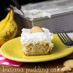 Banana pudding cake is a from-scratch poke cake with all the ingredients of a classic banana pudding. It's an amazing, flavorful addition to your Easter baking! | recipe from Chattavore.com