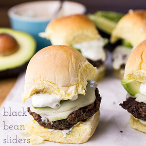 Sure, black bean sliders don't taste anything like beef sliders, but that doesn't mean that they aren't delicious! They're also easy and healthy. | recipe from Chattavore.com