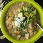 This easy white chicken chili only requires one pan and you can get it on the table in 40 minutes or less. What more could you want? | Recipe from Chattavore.com