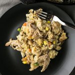In this season of giving thanks, turkey and dressing pot pie is a great way to use up leftovers in a novel way that you might not have thought of before. | Recipe from Chattavore.com