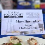 I had the opportunity to be a judge at Sunday's Five Star Food Fight 2017 at the Chattanooga Market!